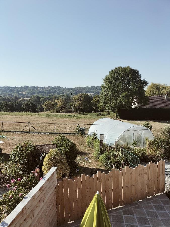 A Deux Pas De Cabourg ,Avec Une Belle Vue Sur La Campagne Normande.A Grangues Dış mekan fotoğraf